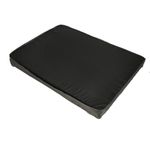 Petshop - Accesorii petshop - Culcusuri si custi - Culcusuri si saltele - Pat ortopedic pentru caini, dreptunghiular, husa detasabila, 90x70x10 cm, gri inchis - Infinity.ro