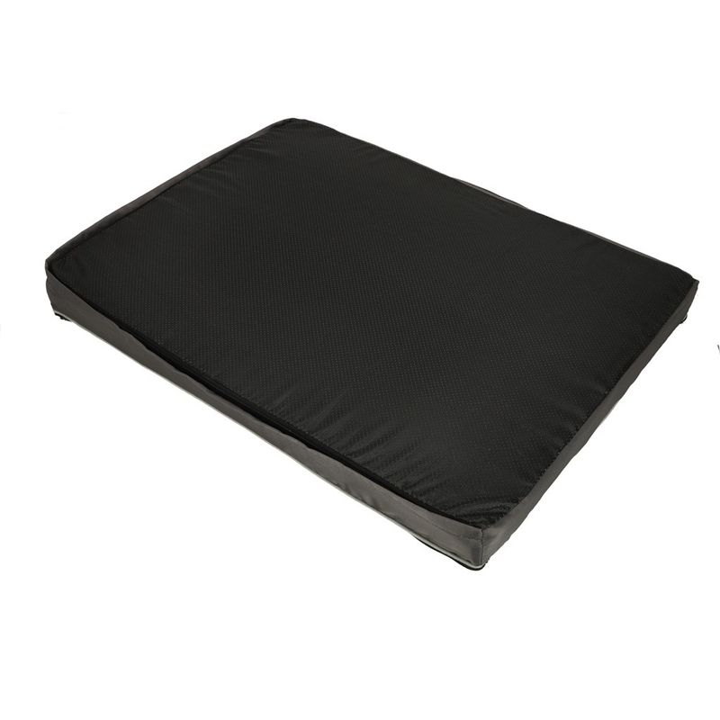 Petshop - Accesorii petshop - Culcusuri si custi - Culcusuri si saltele - Pat ortopedic pentru caini, dreptunghiular, husa detasabila, 90x70x10 cm, gri inchis - Infinity.ro