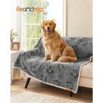 Petshop - Accesorii petshop - Culcusuri si custi - Culcusuri si saltele - Patura impermeabila XXL pentru caini, fleece si flanel, fata dubla, 203x152 cm, gri - Infinity.ro