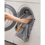 Petshop - Accesorii petshop - Culcusuri si custi - Culcusuri si saltele - Patura impermeabila XXL pentru caini, fleece si flanel, fata dubla, 203x152 cm, gri - Infinity.ro