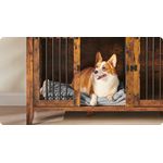 Petshop - Accesorii petshop - Culcusuri si custi - Culcusuri si saltele - Patura impermeabila caini XL, reversibila cu fleece Sherpa si flanel, lavabila, 152x127 cm, gri - Infinity.ro