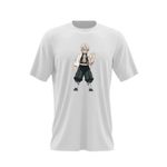 Fashion, accesorii si bijuterii - Barbati - Imbracaminte - Tricouri si bluze barbati - Tricou barbati Demon Slayer Sanemi Samurai Boy, alb, marime 2XL - Infinity.ro