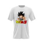 Fashion, accesorii si bijuterii - Barbati - Imbracaminte - Tricouri si bluze barbati - Tricou barbati Dragon Ball Z Son Goku Karate Kid, alb, marime 2XL - Infinity.ro