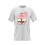 Fashion, accesorii si bijuterii - Barbati - Imbracaminte - Tricouri si bluze barbati - Tricou barbati Richard Watterson Gumball Tata Iepure, alb, marime 2XL - Infinity.ro