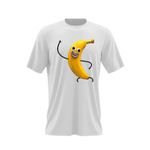 Fashion, accesorii si bijuterii - Barbati - Imbracaminte - Tricouri si bluze barbati - Tricou barbati Lumea lui Gumball Banana Desene Cartoon, alb, marime 2XL - Infinity.ro