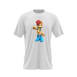 Fashion, accesorii si bijuterii - Barbati - Imbracaminte - Tricouri si bluze barbati - Tricou barbati Sonic Princess Sally Acorn Joc Video, alb, marime 2XL - Infinity.ro