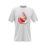 Fashion, accesorii si bijuterii - Barbati - Imbracaminte - Tricouri si bluze barbati - Tricou barbati One Piece Printesa Sirena Shirahoshi Neptune, alb, marime 2XL - Infinity.ro