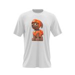 Fashion, accesorii si bijuterii - Barbati - Imbracaminte - Tricouri si bluze barbati - Tricou barbati Paw Patrol Zuma Labrador Puppy, alb, marime 2XL - Infinity.ro