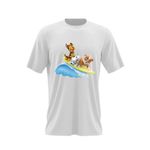 Fashion, accesorii si bijuterii - Barbati - Imbracaminte - Tricouri si bluze barbati - Tricou barbati Paw Patrol Catelusi Mare Valuri Dalmatian, alb, marime 2XL - Infinity.ro