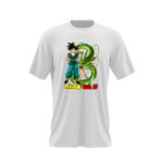 Fashion, accesorii si bijuterii - Barbati - Imbracaminte - Tricouri si bluze barbati - Tricou barbati Dragon Ball SonGoku Arte Martiale Anime, alb, marime 2XL - Infinity.ro