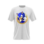 Fashion, accesorii si bijuterii - Barbati - Imbracaminte - Tricouri si bluze barbati - Tricou barbati Sonic the Hedgehog Coin Desen Animat, alb, marime 2XL - Infinity.ro