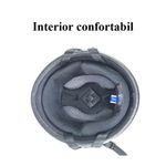 Auto si Moto - Moto - Echipamente protectie moto - Casti moto - Casca Moto/Scuter FIXATO Retro German, Interior Confortabil, Prindere rapida, Negru Mat, XXL 63-64cm - Infinity.ro