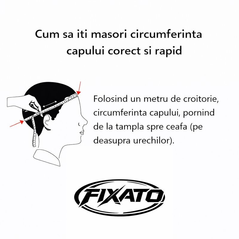 Auto si Moto - Moto - Echipamente protectie moto - Casti moto - Casca Moto/Scuter FIXATO Retro German, Interior Confortabil, Prindere rapida, Negru Mat, XXL 63-64cm - Infinity.ro
