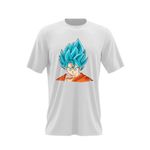 Fashion, accesorii si bijuterii - Barbati - Imbracaminte - Tricouri si bluze barbati - Tricou barbati Dragon Ball Z Goku Craciun Anime Christmas, alb, marime 2XL - Infinity.ro