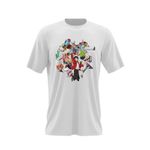 Fashion, accesorii si bijuterii - Barbati - Imbracaminte - Tricouri si bluze barbati - Tricou barbati One Piece Crew Echipaj Pirati Monkey Luffy Gang, alb, marime 2XL - Infinity.ro