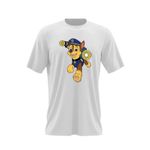 Fashion, accesorii si bijuterii - Barbati - Imbracaminte - Tricouri si bluze barbati - Tricou barbati Paw Patrol Desene Animate Catelus Caine Politist, alb, marime 2XL - Infinity.ro