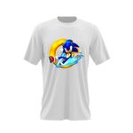 Fashion, accesorii si bijuterii - Barbati - Imbracaminte - Tricouri si bluze barbati - Tricou barbati Sonic the Hedgehog Mataron Alergare, alb, marime 2XL - Infinity.ro