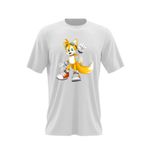 Fashion, accesorii si bijuterii - Barbati - Imbracaminte - Tricouri si bluze barbati - Tricou barbati Tails Sonic Free Riders Mega Chaos, alb, marime 2XL - Infinity.ro