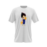 Fashion, accesorii si bijuterii - Barbati - Imbracaminte - Tricouri si bluze barbati - Tricou barbati Dragon Ball Z Vegeta Valentines Day Gift Anime, alb, marime 2XL - Infinity.ro