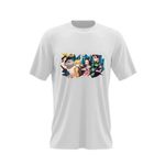 Fashion, accesorii si bijuterii - Barbati - Imbracaminte - Tricouri si bluze barbati - Tricou barbati Demon Slayer Poster Desene Anime, alb, marime 2XL - Infinity.ro