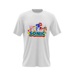 Fashion, accesorii si bijuterii - Barbati - Imbracaminte - Tricouri si bluze barbati - Tricou barbati Sonic Boom All Team Echipa, alb, marime 2XL - Infinity.ro