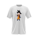 Fashion, accesorii si bijuterii - Barbati - Imbracaminte - Tricouri si bluze barbati - Tricou barbati Dragon Ball Z Akira Toriyama SonGoku, alb, marime 2XL - Infinity.ro