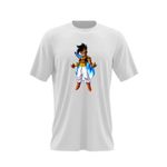 Fashion, accesorii si bijuterii - Barbati - Imbracaminte - Tricouri si bluze barbati - Tricou barbati Dragon Ball Z Majin Buu Karate, alb, marime 2XL - Infinity.ro