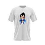Fashion, accesorii si bijuterii - Barbati - Imbracaminte - Tricouri si bluze barbati - Tricou barbati Dragon Ball Z Vegeta Uragan Master, alb, marime 2XL - Infinity.ro