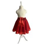 Fashion, accesorii si bijuterii - Copii - Imbracaminte copii - Fuste copii - Fusta tutu din tulle, rosie, cu fundita, 80-86 cm - Infinity.ro