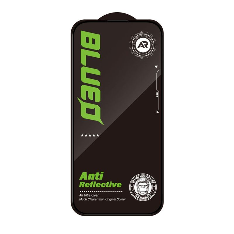Laptop, Telefoane si Tablete - Telefoane mobile si accesorii - Accesorii Telefoane - Folii protectie telefoane - Folie pentru iPhone 17 Air - Blueo Anti-Reflective HD Glass - Black - Infinity.ro