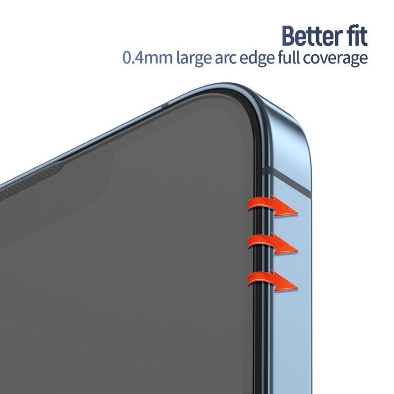 Laptop, Telefoane si Tablete - Telefoane mobile si accesorii - Accesorii Telefoane - Folii protectie telefoane - Folie pentru iPhone 17 Air - Blueo Anti-Reflective HD Glass - Black - Infinity.ro