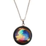 Fashion, accesorii si bijuterii - Femei - Bijuterii femei - Coliere femei - Colier cu pandantiv, in cutie cadou, bijuterie dama, zodia Capricorn CMAC - Infinity.ro