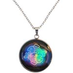 Fashion, accesorii si bijuterii - Femei - Bijuterii femei - Coliere femei - Colier cu pandantiv, in cutie cadou, bijuterie dama, zodia Pesti CMAP - Infinity.ro