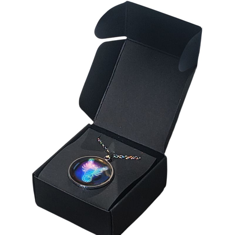 Fashion, accesorii si bijuterii - Femei - Bijuterii femei - Coliere femei - Colier cu pandantiv, in cutie cadou, bijuterie dama, zodia Scorpion CMASC - Infinity.ro