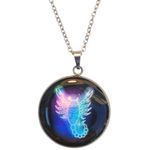 Fashion, accesorii si bijuterii - Femei - Bijuterii femei - Coliere femei - Colier cu pandantiv, in cutie cadou, bijuterie dama, zodia Scorpion CMASC - Infinity.ro