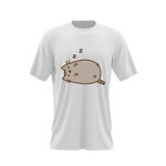 Fashion, accesorii si bijuterii - Barbati - Imbracaminte - Tricouri si bluze barbati - Tricou barbati Pusheen Cat Somn Sforait Pisica Plush Pussy, alb, marime 2XL - Infinity.ro
