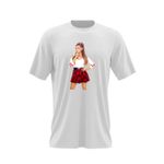 Fashion, accesorii si bijuterii - Barbati - Imbracaminte - Tricouri si bluze barbati - Tricou barbati Merch Ariana Grande Cloud 7 Rings, alb, marime 2XL - Infinity.ro