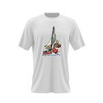 Fashion, accesorii si bijuterii - Barbati - Imbracaminte - Tricouri si bluze barbati - Tricou barbati Legend of Zelda Corabie Link Vikings, alb, marime 2XL - Infinity.ro