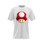 Fashion, accesorii si bijuterii - Barbati - Imbracaminte - Tricouri si bluze barbati - Tricou barbati Super Mario Bros Cap Ciuperca Video Game, alb, marime 2XL - Infinity.ro