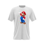 Fashion, accesorii si bijuterii - Barbati - Imbracaminte - Tricouri si bluze barbati - Tricou barbati Super Mario Bros Arcade Game VIP, alb, marime 2XL - Infinity.ro