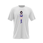 Fashion, accesorii si bijuterii - Barbati - Imbracaminte - Tricouri si bluze barbati - Tricou barbati Sailor Moon Marte Manga Anime Girl, alb, marime 2XL - Infinity.ro