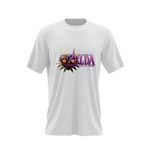 Fashion, accesorii si bijuterii - Barbati - Imbracaminte - Tricouri si bluze barbati - Tricou barbati Majora Mask Legend of Zelda Logo, alb, marime 2XL - Infinity.ro