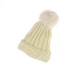 Fashion, accesorii si bijuterii - Femei - Accesorii femei - Caciuli si palarii femei - Caciula dama, ButicCochet, din 70% viscoza 30% lana, model cu strasuri, one size, Crem - FES231 - Infinity.ro