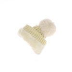 Fashion, accesorii si bijuterii - Femei - Accesorii femei - Caciuli si palarii femei - Caciula dama, ButicCochet, din 70% viscoza 30% lana, model cu strasuri, one size, Crem - FES231 - Infinity.ro