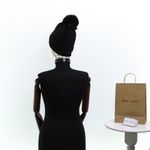Fashion, accesorii si bijuterii - Femei - Accesorii femei - Caciuli si palarii femei - Caciula dama, ButicCochet, 70% viscoza 30% lana, cu ciucure, one size, Negru - FES275 - Infinity.ro
