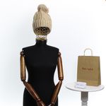 Fashion, accesorii si bijuterii - Femei - Accesorii femei - Caciuli si palarii femei - Caciula dama, ButicCochet, 70% viscoza 30% lana, one size, Bej - FES270 - Infinity.ro