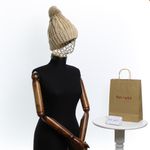 Fashion, accesorii si bijuterii - Femei - Accesorii femei - Caciuli si palarii femei - Caciula dama, ButicCochet, 70% viscoza 30% lana, one size, Bej - FES270 - Infinity.ro