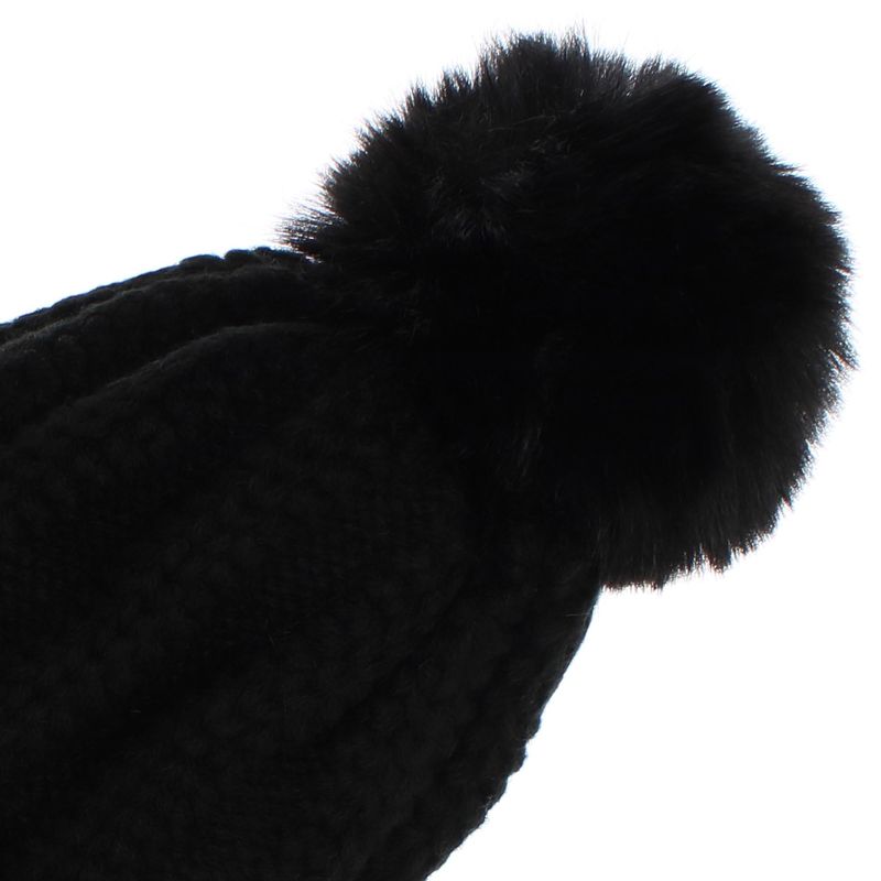 Fashion, accesorii si bijuterii - Femei - Accesorii femei - Caciuli si palarii femei - Caciula dama, ButicCochet, 70% viscoza 30% lana, tricotat, one size, Negru - FES258 - Infinity.ro