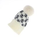 Fashion, accesorii si bijuterii - Femei - Accesorii femei - Caciuli si palarii femei - Caciula dama, ButicCochet, din acril, model cu fulgi, one size, Alb - FES247 - Infinity.ro