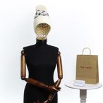 Fashion, accesorii si bijuterii - Femei - Accesorii femei - Caciuli si palarii femei - Caciula dama, ButicCochet, din acril, model cu fulgi, one size, Alb - FES247 - Infinity.ro